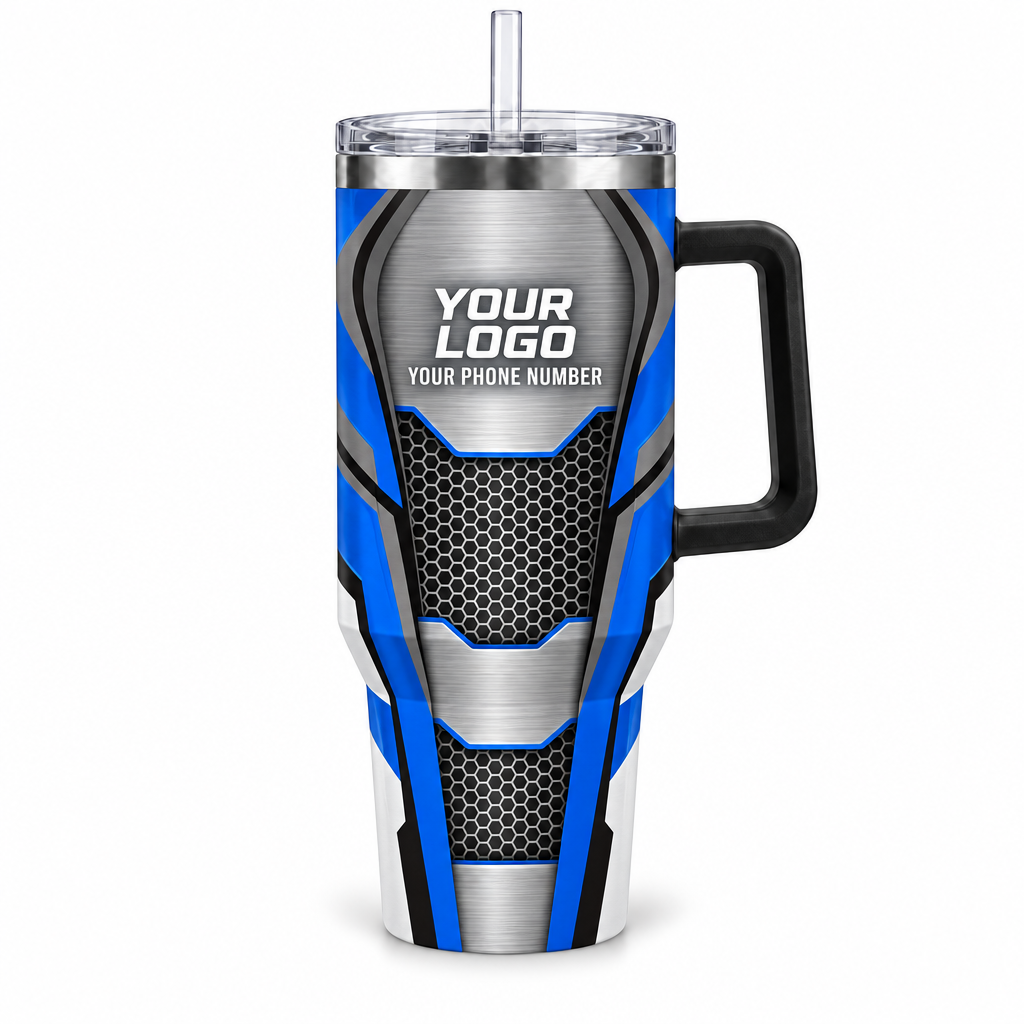 MEMC01B personalized tumbler 40oz front product mockup