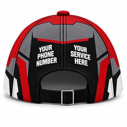 MEMC01R personalized cap back product mockup