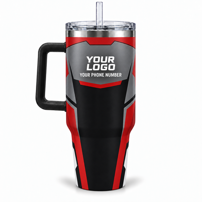 MEMC01R personalized tumbler 40oz back product mockup