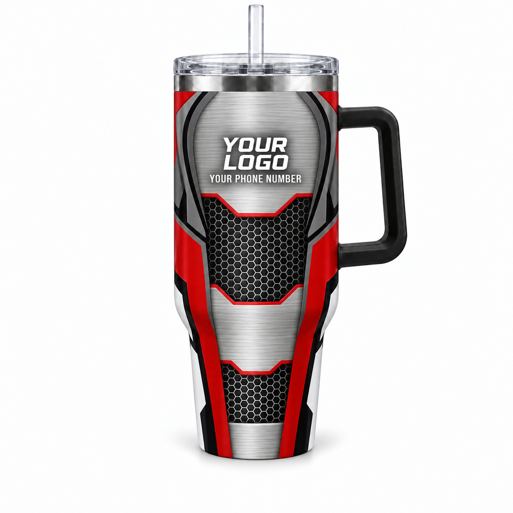 MEMC01R personalized tumbler 40oz front product mockup