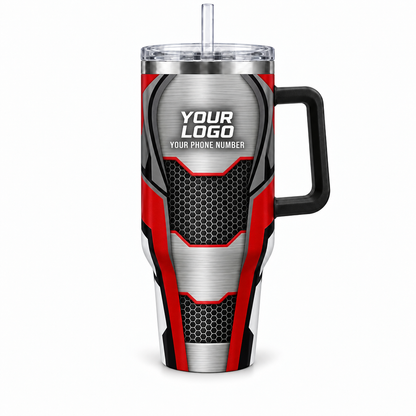MEMC01R personalized tumbler 40oz front product mockup