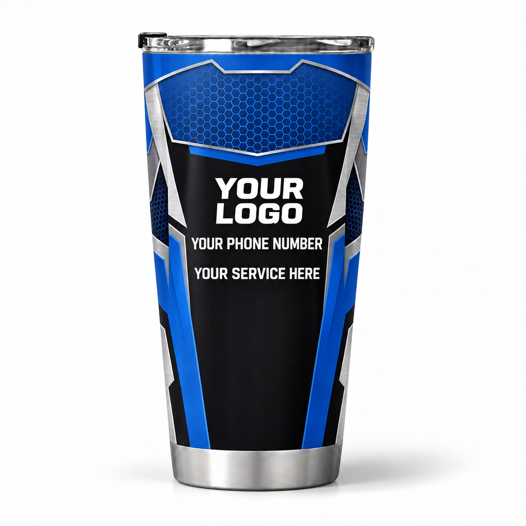 MEMC02B personalized tumbler 20oz back product mockup