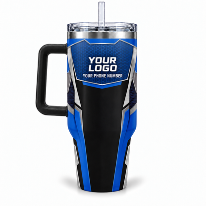 MEMC02B personalized tumbler 40oz back product mockup