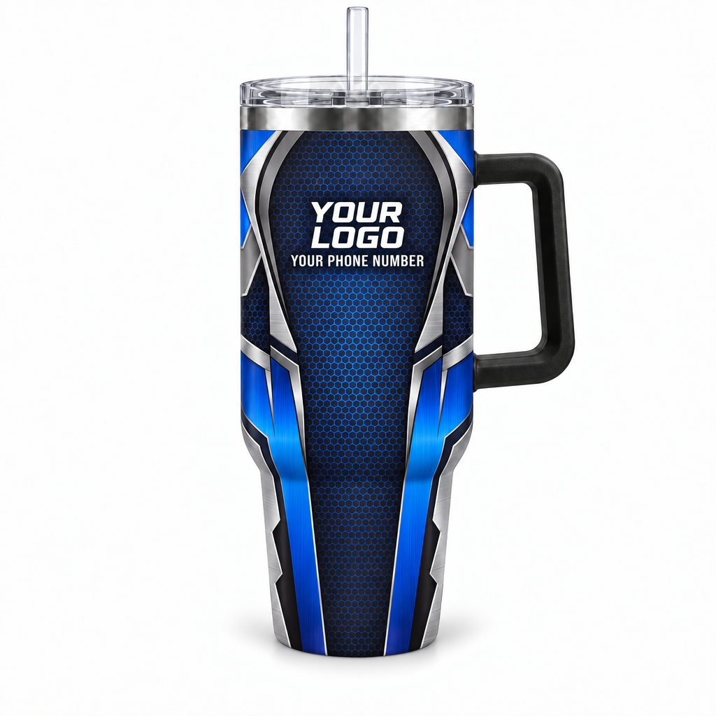 MEMC02B personalized tumbler 40oz front product mockup