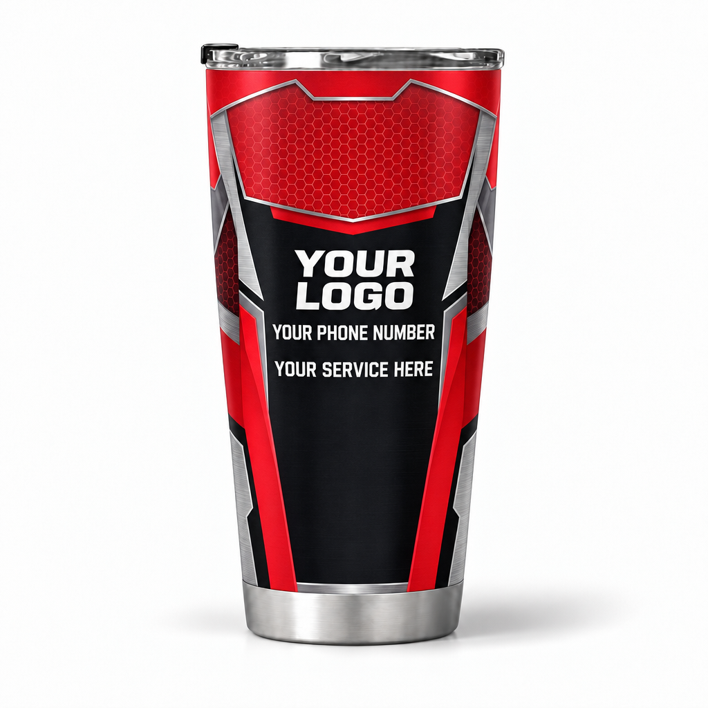 MEMC02R personalized tumbler 20oz back product mockup