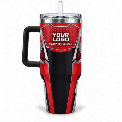 MEMC02R personalized tumbler 40oz back product mockup