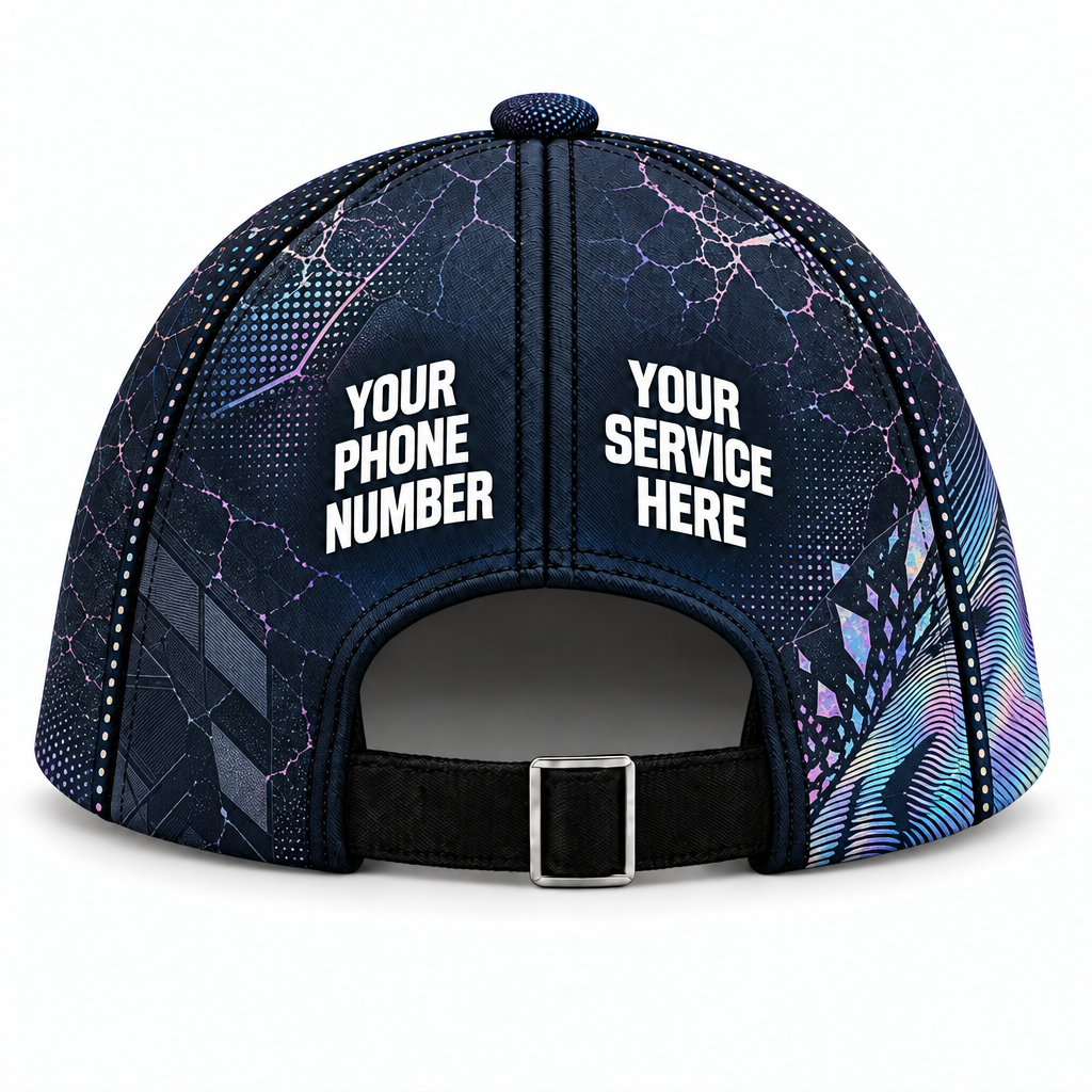 PCABSV0003 personalized cap back product mockup