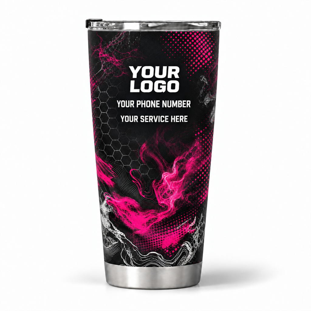 PCABSV0004 personalized tumbler 20oz back product mockup