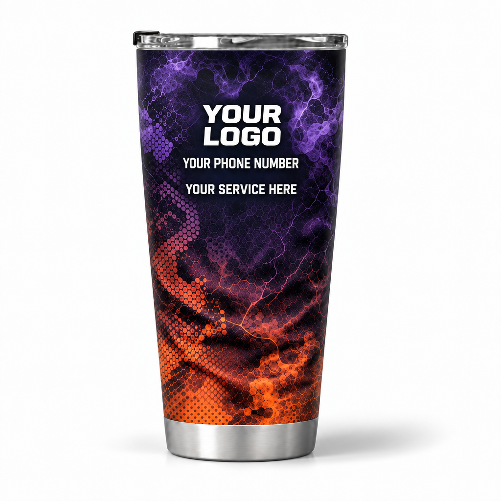 PCABSV0007 personalized tumbler 20oz back product mockup