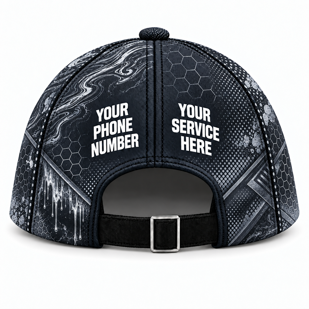 PCABSV0010 personalized cap back product mockup