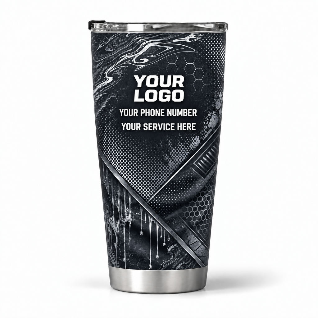 PCABSV0010 personalized tumbler 20oz back product mockup