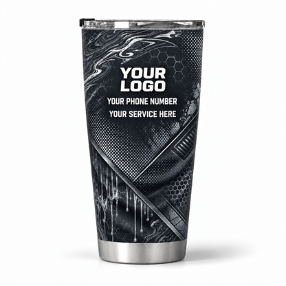 PCABSV0010 personalized tumbler 20oz back product mockup