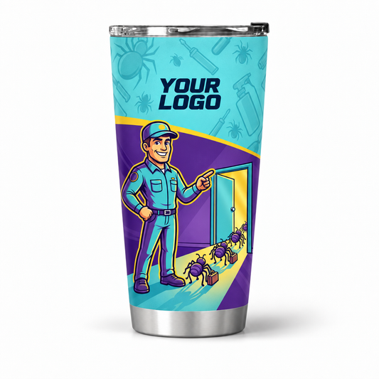 PCMC06 personalized tumbler 20oz front product mockup