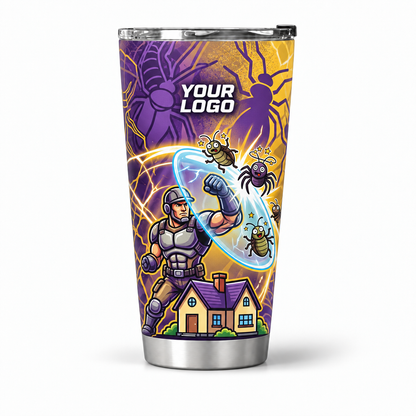 PCMC10 personalized tumbler 20oz front product mockup