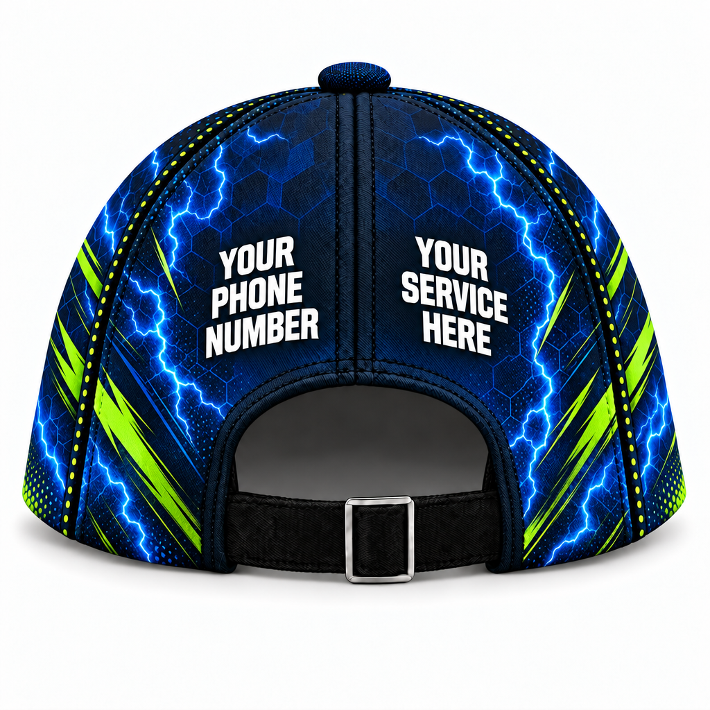 PCN001 personalized cap back product mockup