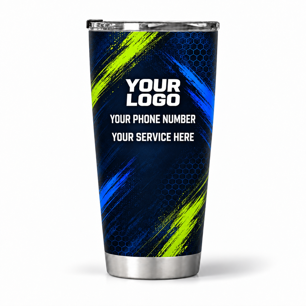 PCN004 personalized tumbler 20oz back product mockup