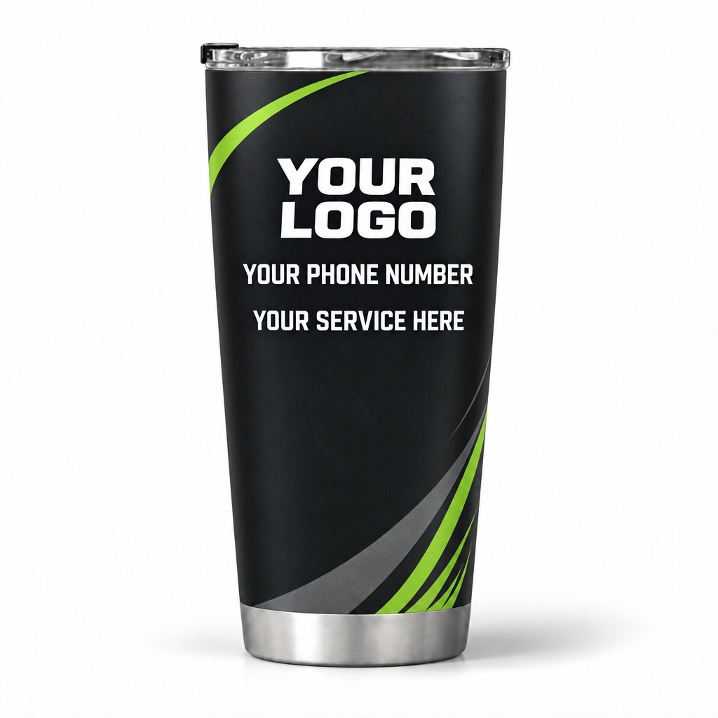 PCN005 personalized tumbler 20oz back product mockup