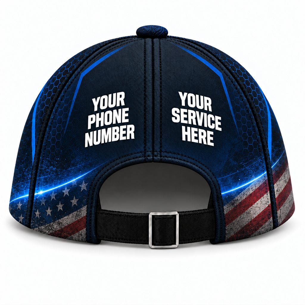 PCN006 personalized cap back product mockup