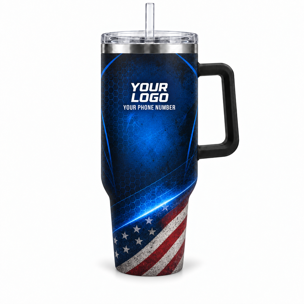 PCN006 personalized tumbler 40oz front product mockup