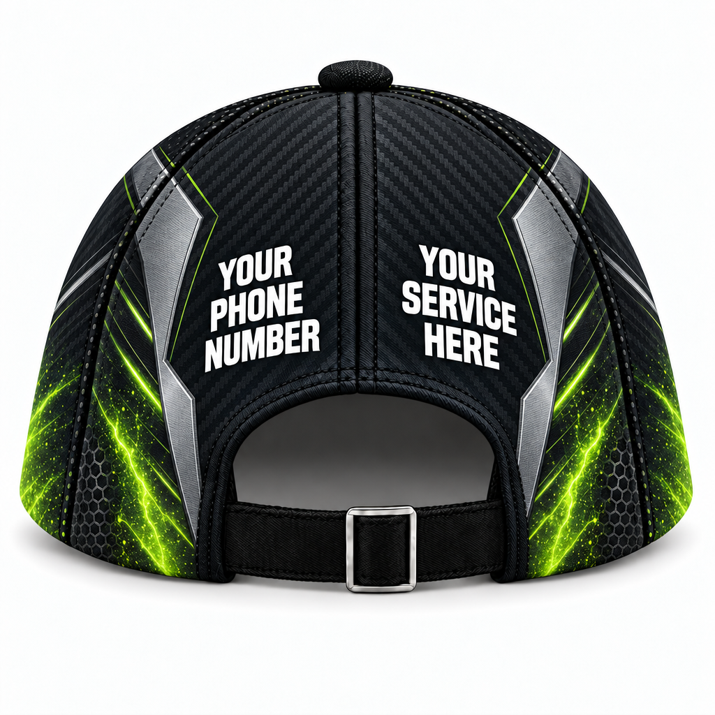 PCN007 personalized cap back product mockup