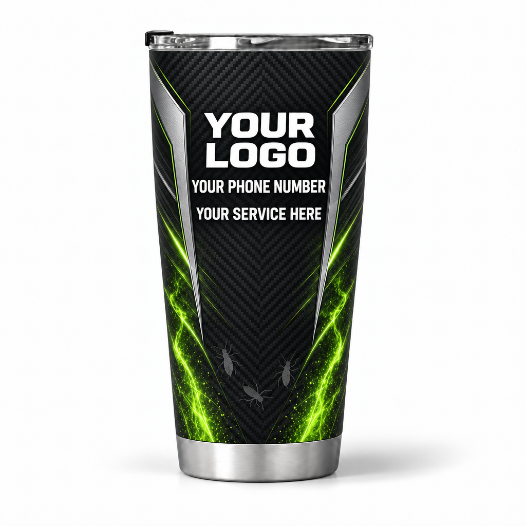 PCN007 personalized tumbler 20oz back product mockup