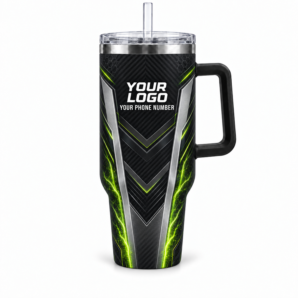 PCN007 personalized tumbler 40oz front product mockup