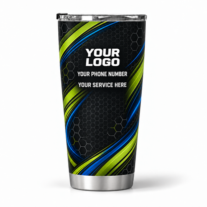 PCN010 personalized tumbler 20oz back product mockup