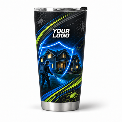 PCN010 personalized tumbler 20oz front product mockup