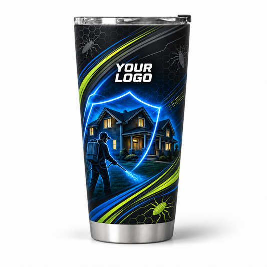 PCN010 personalized tumbler 20oz front product mockup