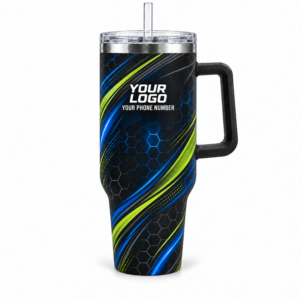 PCN010 personalized tumbler 40oz front product mockup
