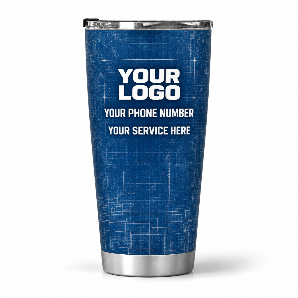 PCSG02 personalized tumbler 20oz back product mockup