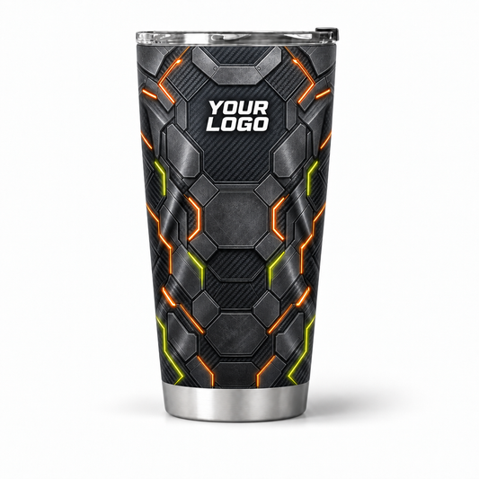 PCSG06 personalized tumbler 20oz front product mockup