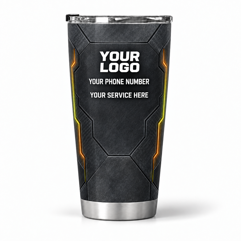 PCSG07 personalized tumbler 20oz back product mockup