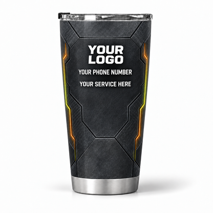 PCSG07 personalized tumbler 20oz back product mockup