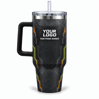 PCSG07 personalized tumbler 40oz back product mockup