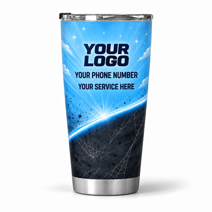 PCSG08 personalized tumbler 20oz back product mockup