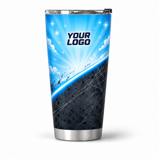 PCSG08 personalized tumbler 20oz front product mockup