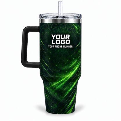 PCST01 personalized tumbler 40oz back product mockup
