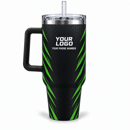 PCST02 personalized tumbler 40oz back product mockup