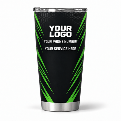 PCST03 personalized tumbler 20oz back product mockup