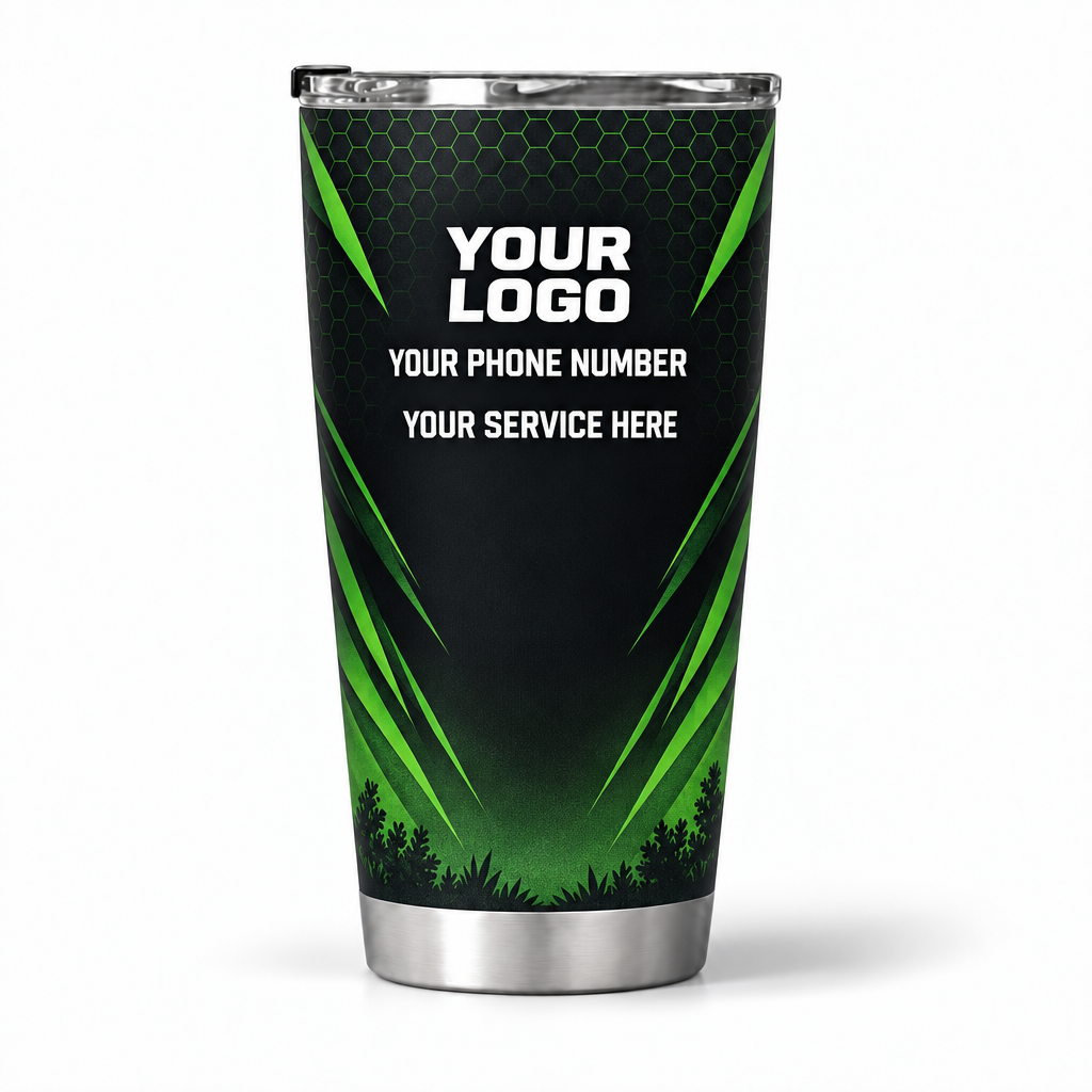 PCST04 personalized tumbler 20oz back product mockup