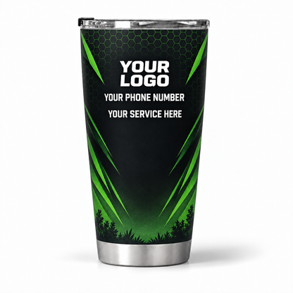 PCST04 personalized tumbler 20oz back product mockup