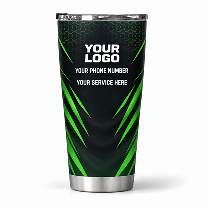 PCST05 personalized tumbler 20oz back product mockup