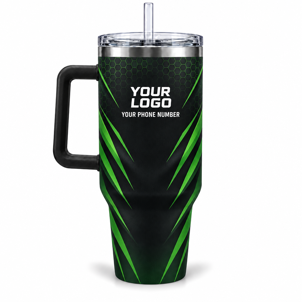 PCST05 personalized tumbler 40oz back product mockup