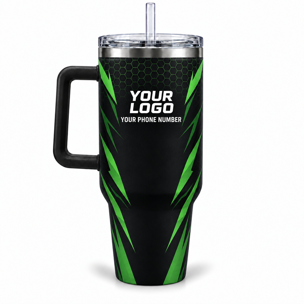 PCST06 personalized tumbler 40oz back product mockup