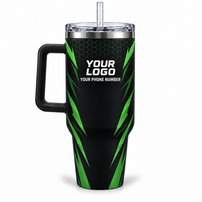 PCST06 personalized tumbler 40oz back product mockup