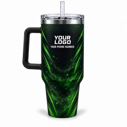 PCST07 personalized tumbler 40oz back product mockup