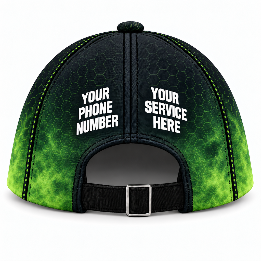 PCST08 personalized cap back product mockup