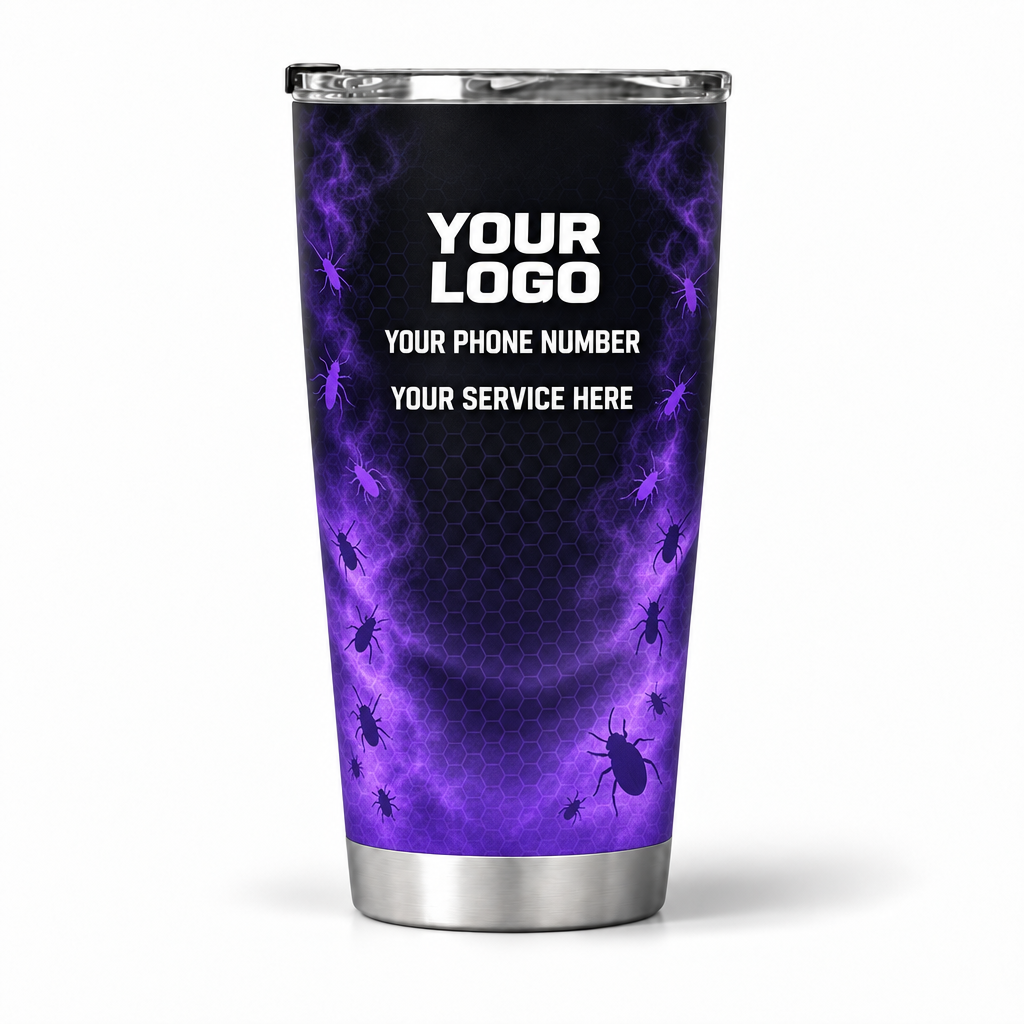 PCST09 personalized tumbler 20oz back product mockup
