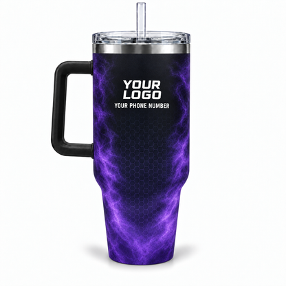 PCST09 personalized tumbler 40oz back product mockup